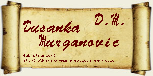 Dušanka Murganović vizit kartica